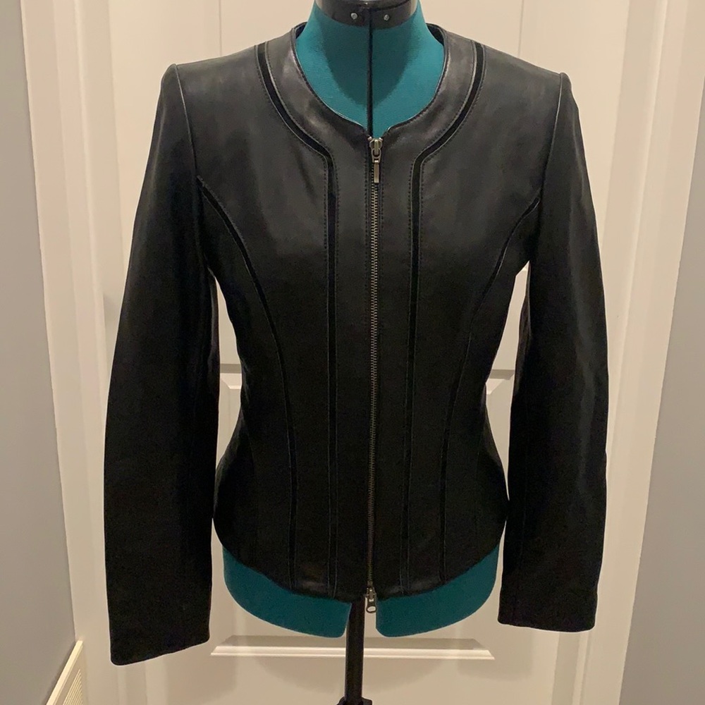 Fitted Leather Jacket